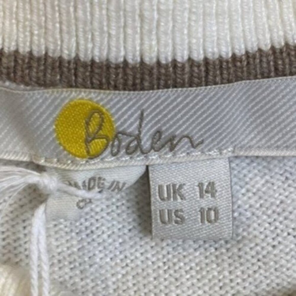 NWT Boden Square Neck Sweater in Cream - Picture 5 of 8